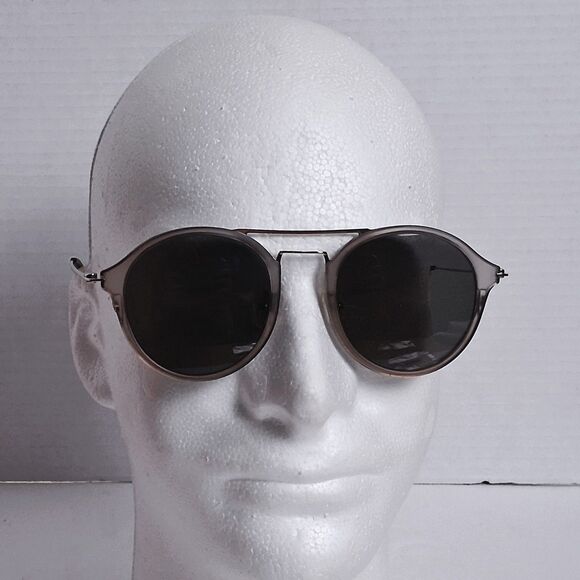 Firmoo Modern Aviator ST7227 49-21-143 Clear Gray Eyeglasses Frames - Picture 1 of 15